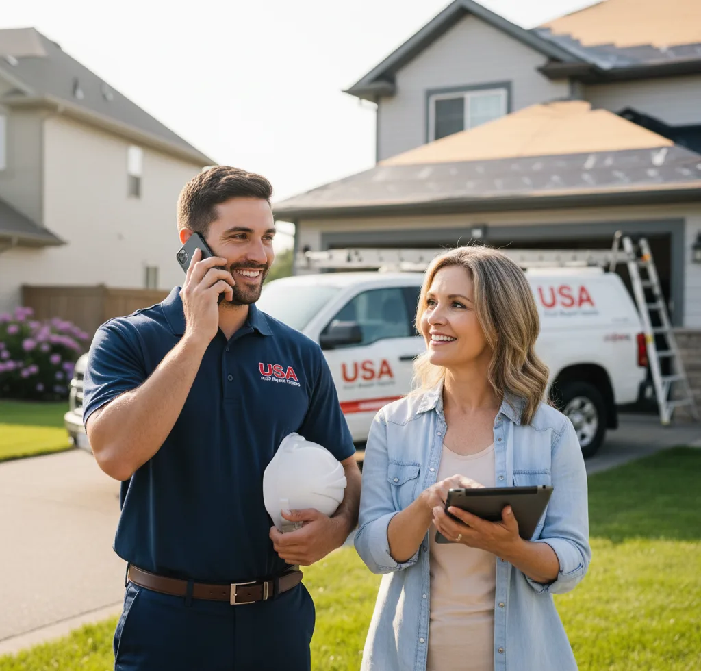 USA Roof Repair Experts customer support in Azle